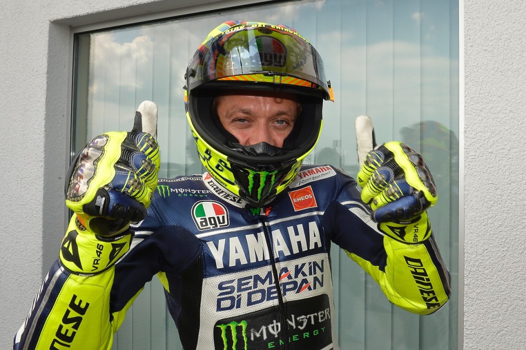 Une première ligne retrouvée pour Valentino Rossi. (Photo : Yamaha MotoGP)