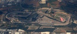 Vue aérienne du circuit de Catalunya