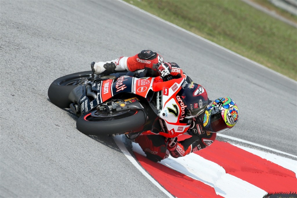 Chaz Davies remporte sa 4e victoire de la saison et retarde l'échéance de Jonathan Rea. (Photo : Ducati)